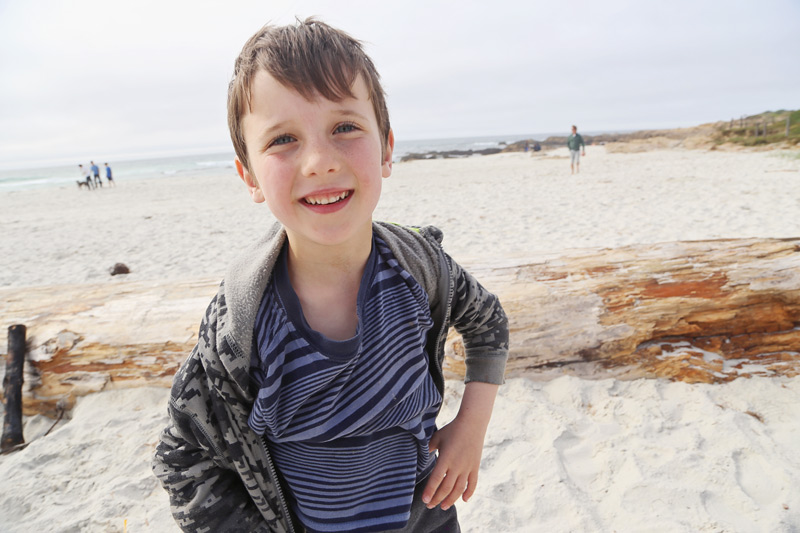 Ben at Asilomar beach