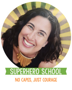 andrea_sunburst circle_superhero school